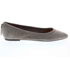 Frye Regina Ballet Gray Suede Slip On Ballet Flats Size 7